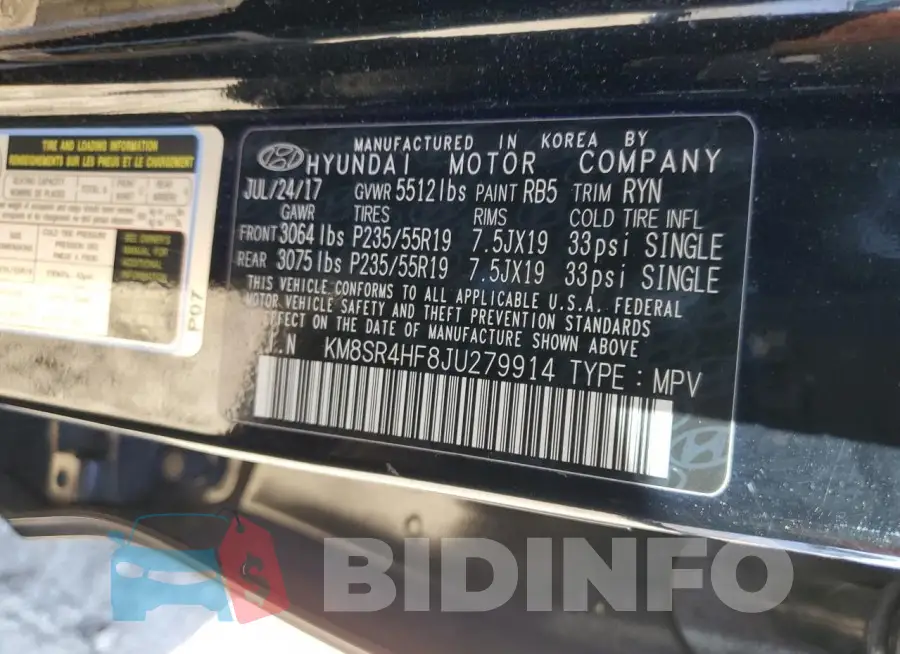 KM8SR4HF8JU279914 Photo# 13
