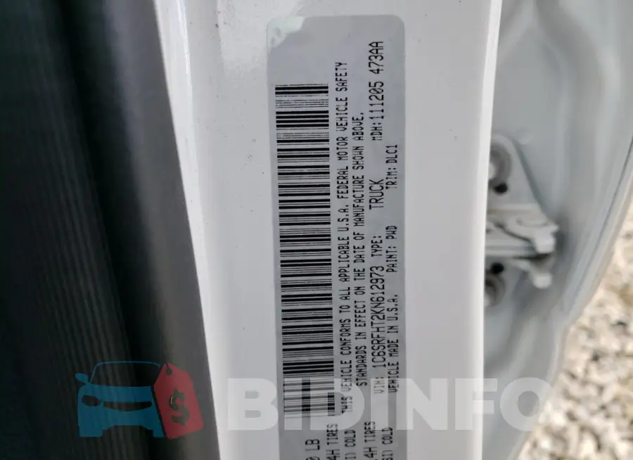1C6SRFHT2KN612973 Photo# 12