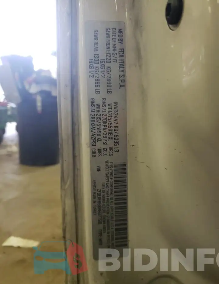 ZFBERFBB8H6G77518 Photo# 12