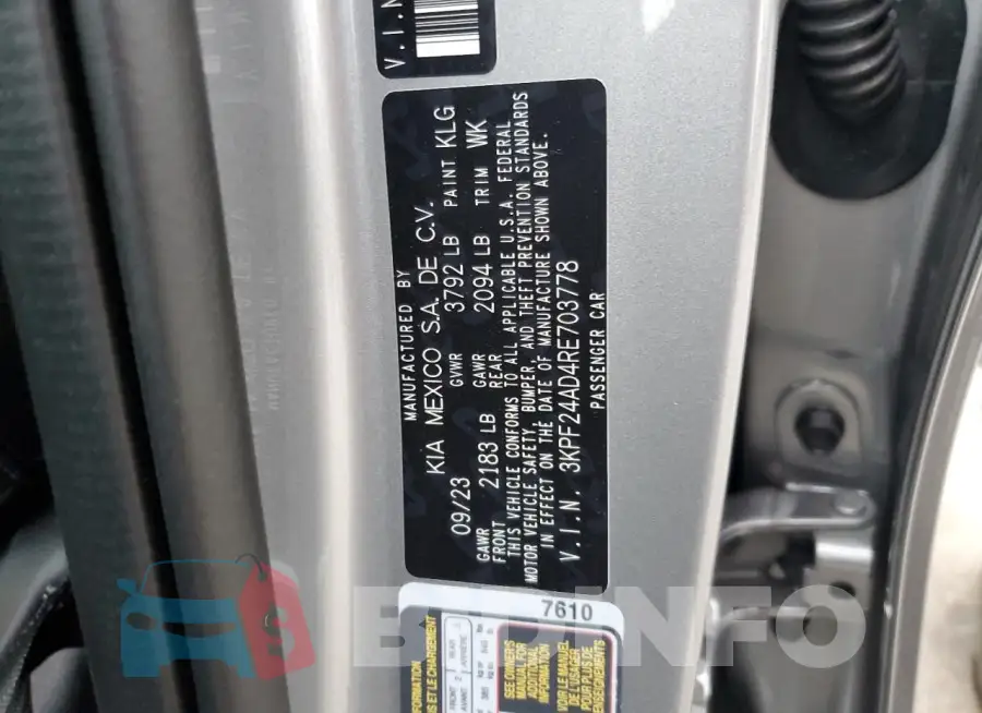 3KPF24AD4RE703778 Photo# 12