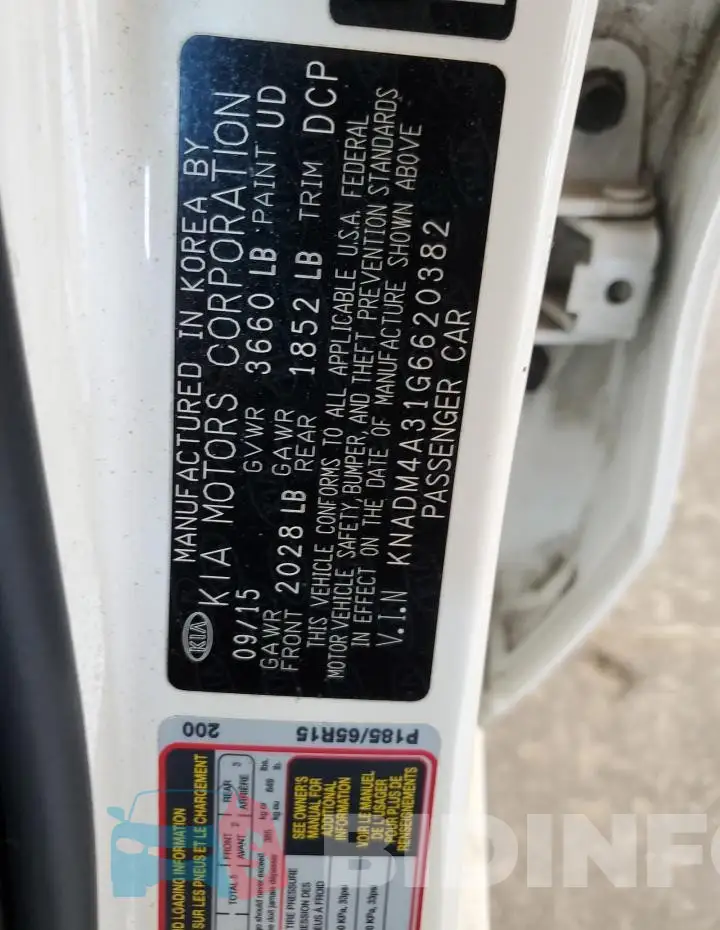 KNADM4A31G6620382 Photo# 12