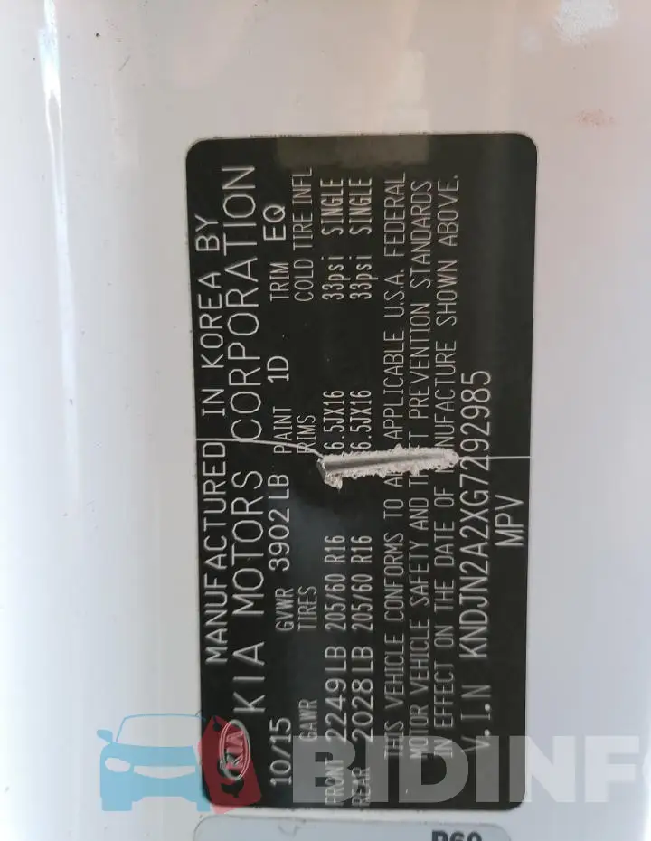 KNDJN2A2XG7292985 Photo# 12