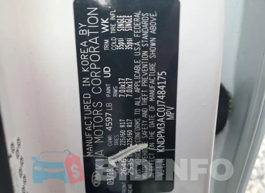 KNDPM3AC0J7484175 Photo# 13