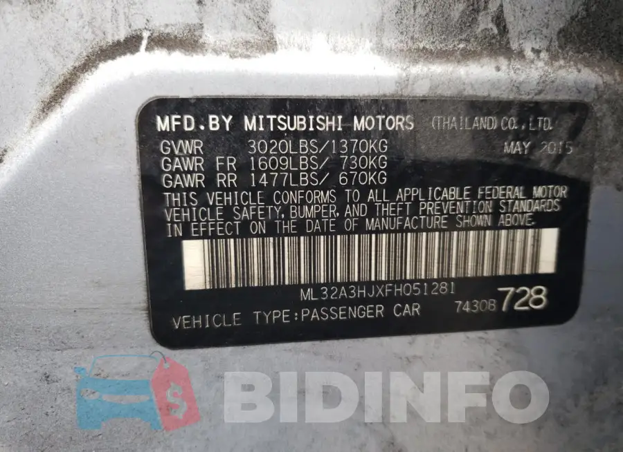 ML32A3HJXFH051281 Photo# 12