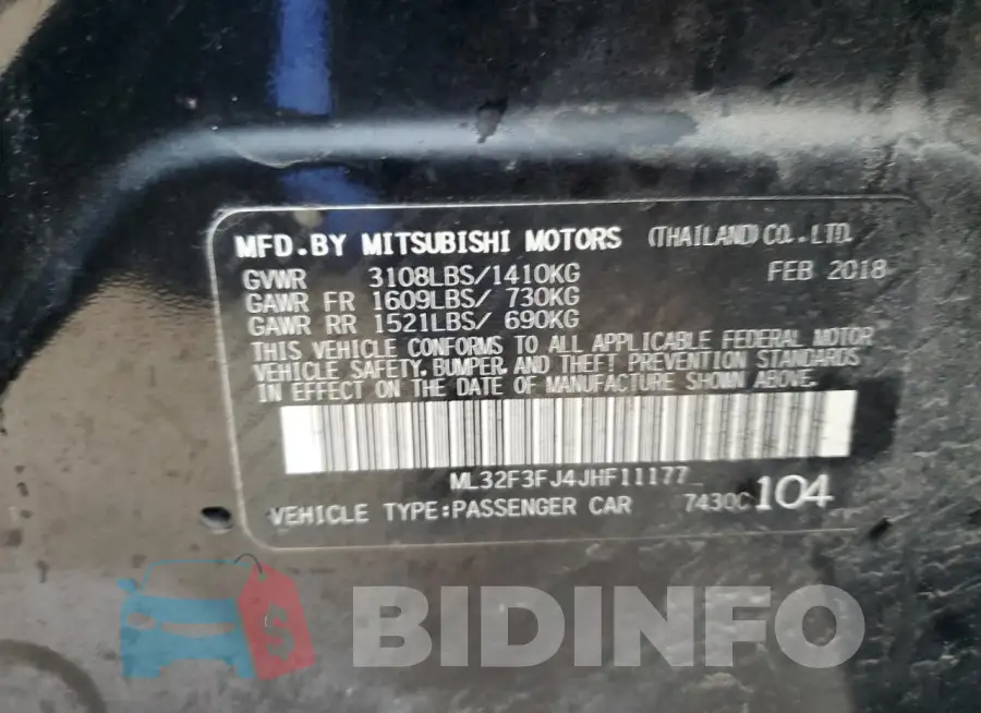 ML32F3FJ4JHF11177 Photo# 12