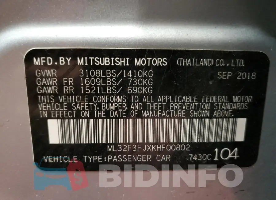 ML32F3FJXKHF00802 Photo# 13