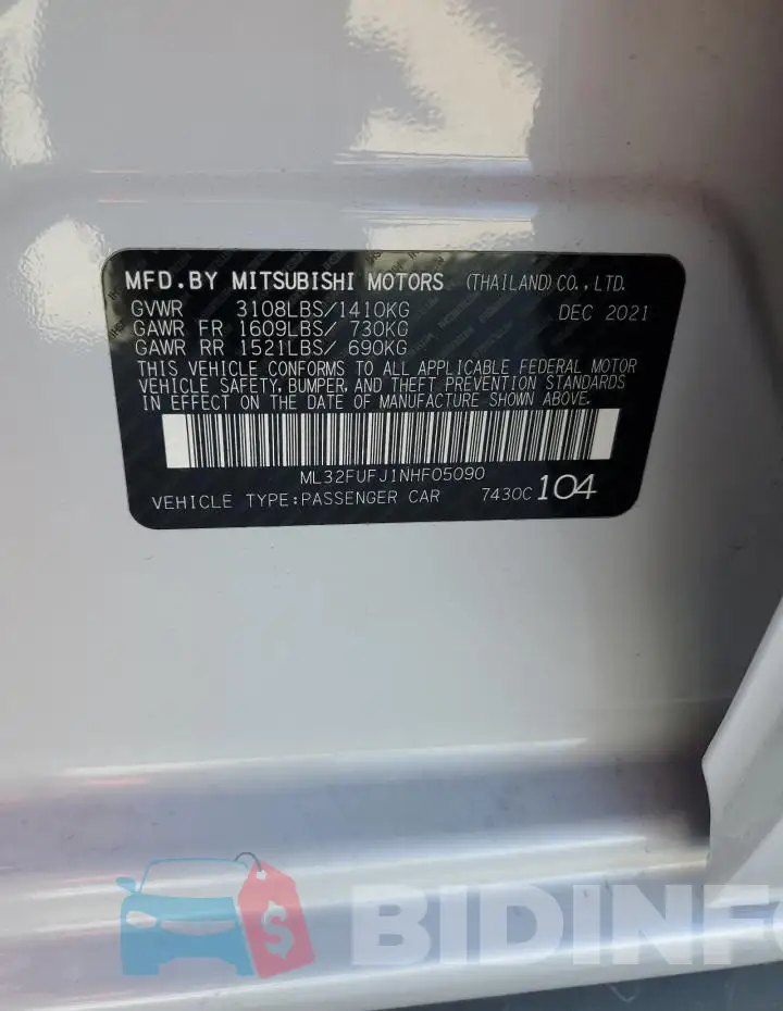 ML32FUFJ1NHF05090 Photo# 12