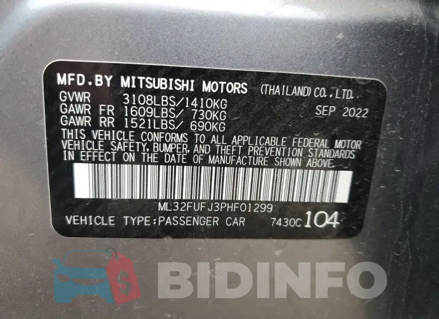ML32FUFJ3PHF01299 Photo# 13