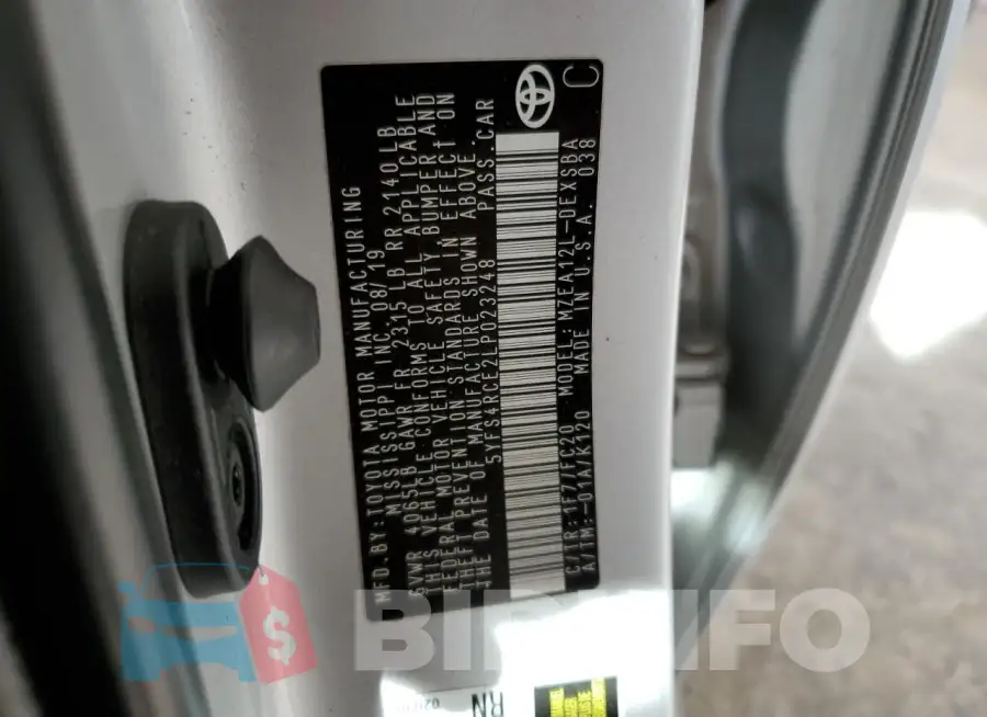 5YFS4RCE2LP023248 Photo# 13