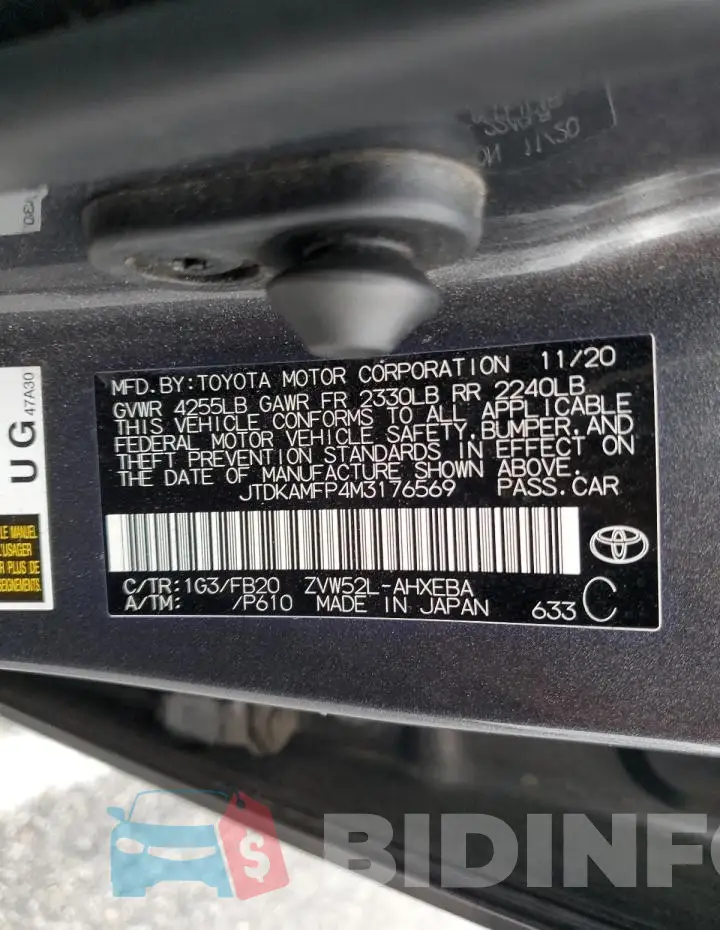 JTDKAMFP4M3176569 Photo# 12