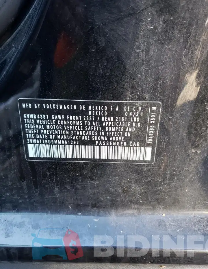 3VW6T7BU9MM061292 Photo# 12