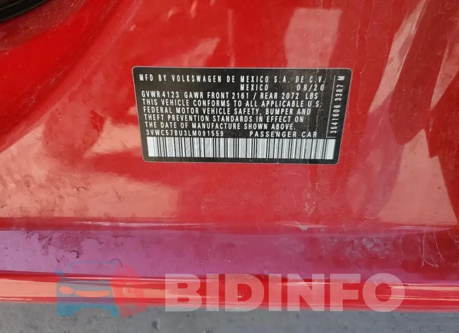 3VWC57BU3LM091559 Photo# 12