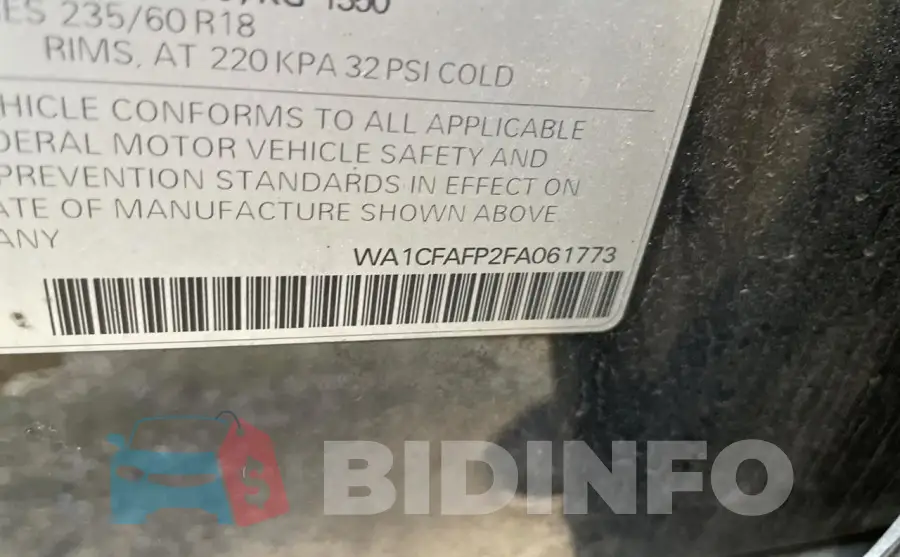 WA1CFAFP2FA061773 Photo# 10