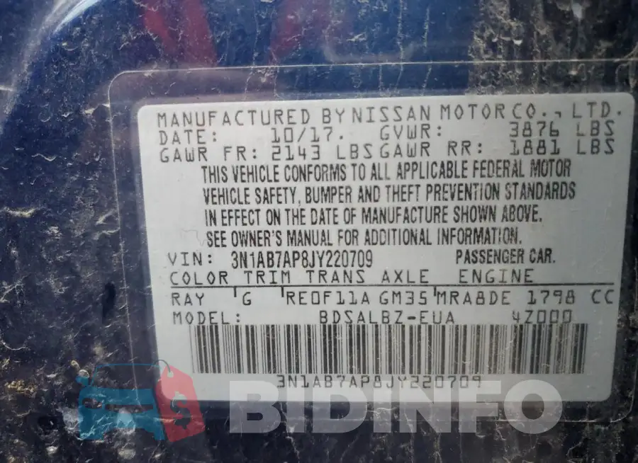 3N1AB7AP8JY220709 Photo# 13