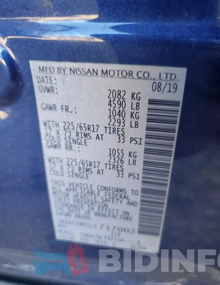 5N1AT2MT1LC717002 Photo# 12