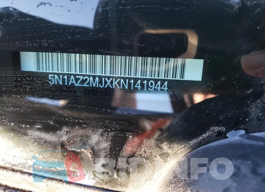 5N1AZ2MJXKN141944 Photo# 12