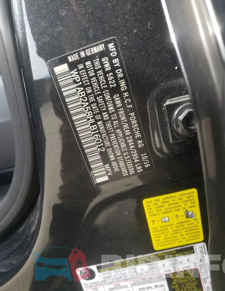 WP1AB2A58HLB16012 Photo# 12