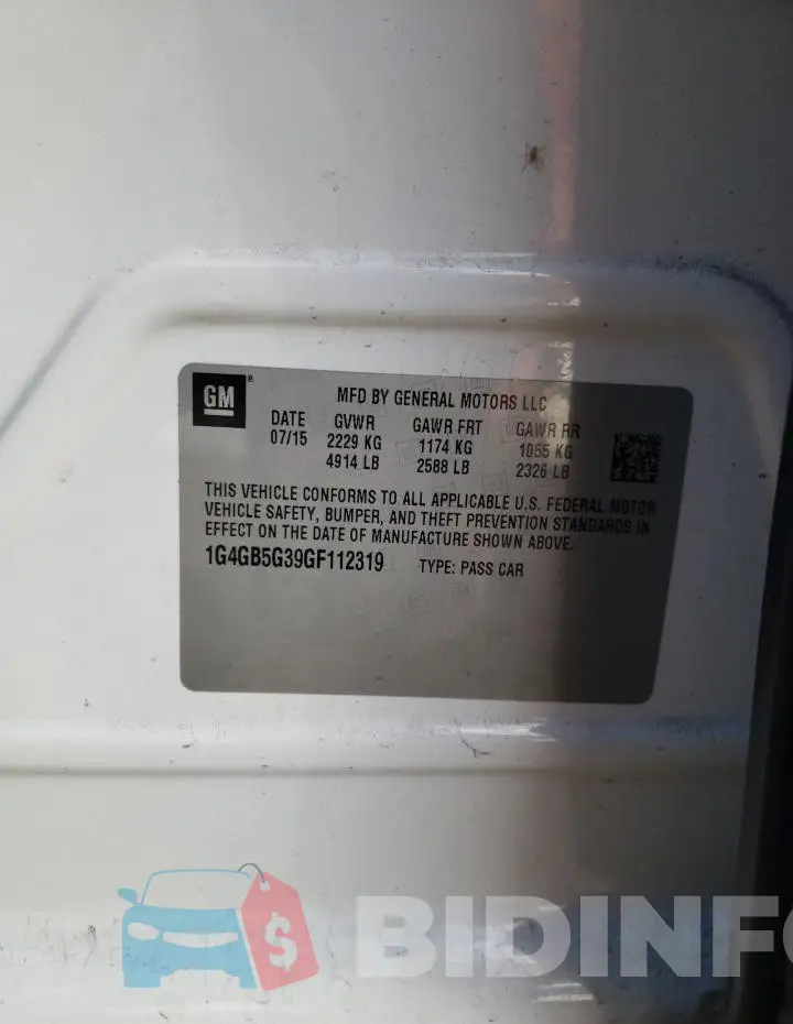 1G4GB5G39GF112319 Photo# 13
