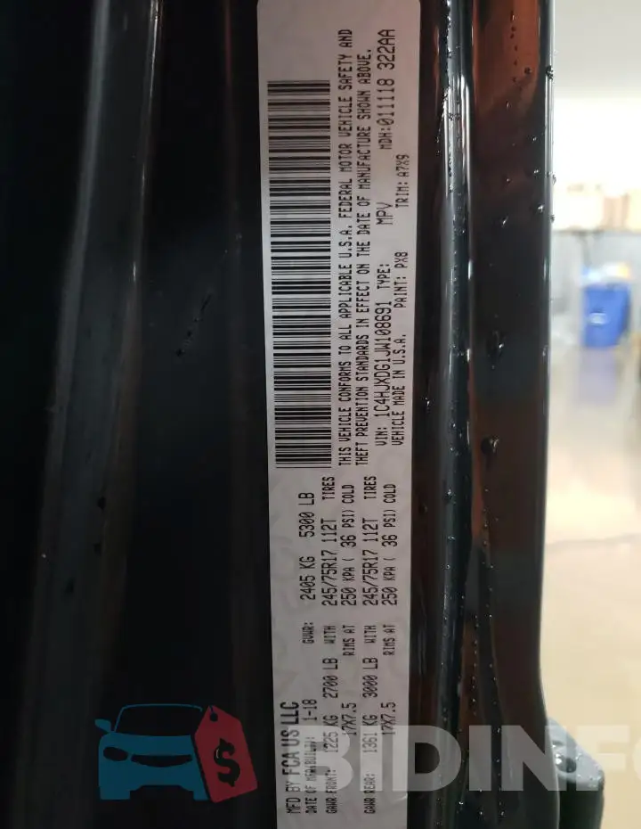1C4HJXDG1JW108691 Photo# 12
