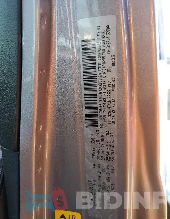 1C4HJXEG0JW120328 Photo# 14