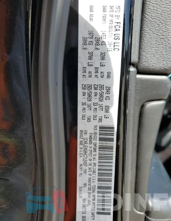 1C4RJEAG0HC712497 Photo# 12