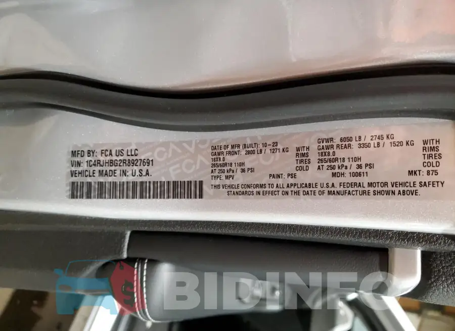 1C4RJHBG2R8927691 Photo# 12