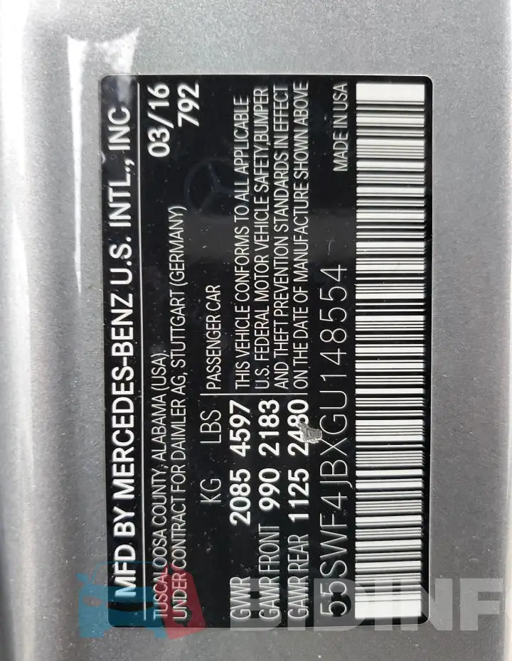 55SWF4JBXGU148554 Photo# 12