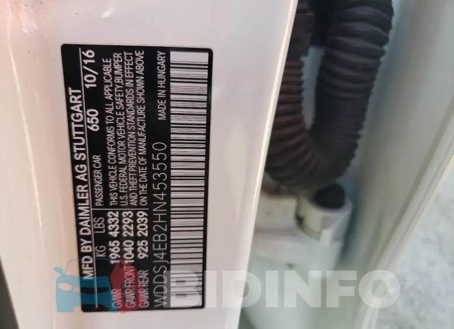 WDDSJ4EB2HN453550 Photo# 12