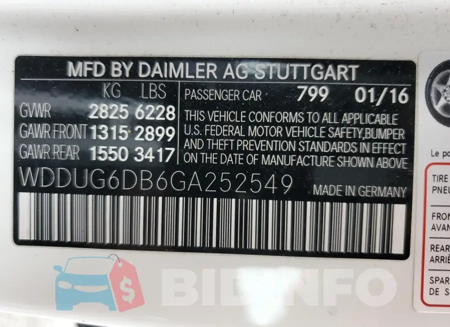 WDDUG6DB6GA252549 Photo# 12