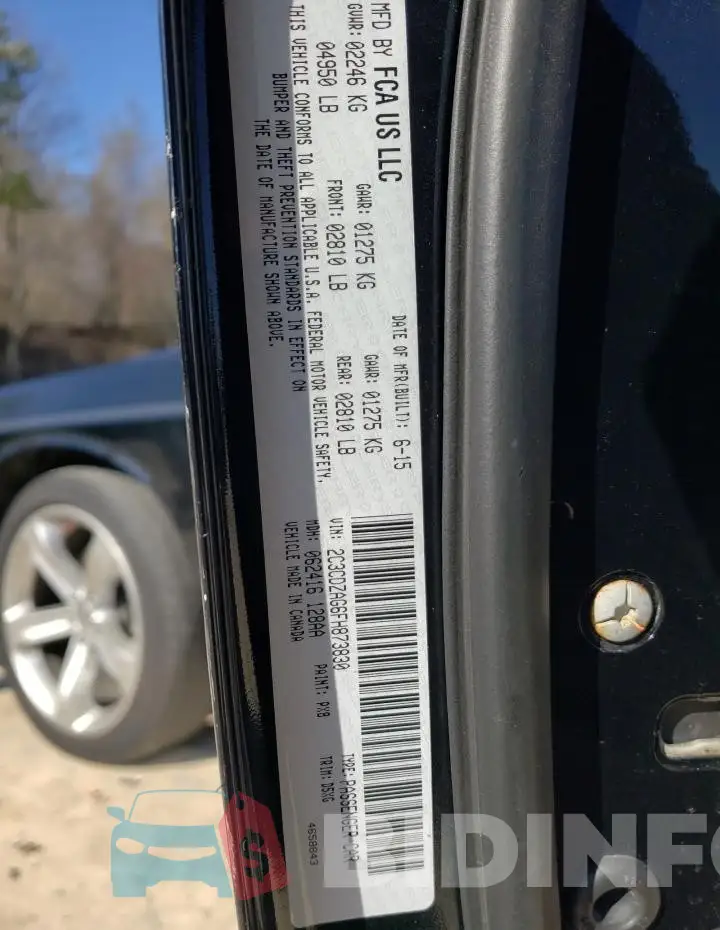 2C3CDZAG6FH873830 Photo# 12