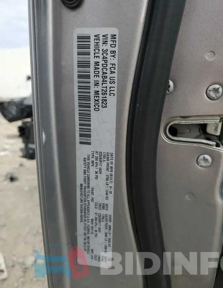 3C4PDCAB4LT261823 Photo# 14