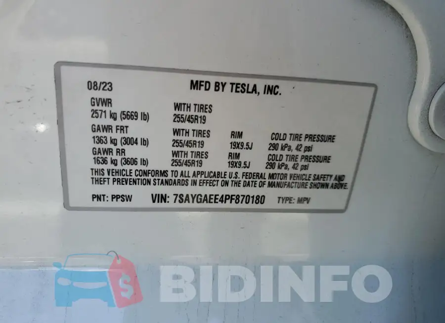 7SAYGAEE4PF870180 Photo# 14