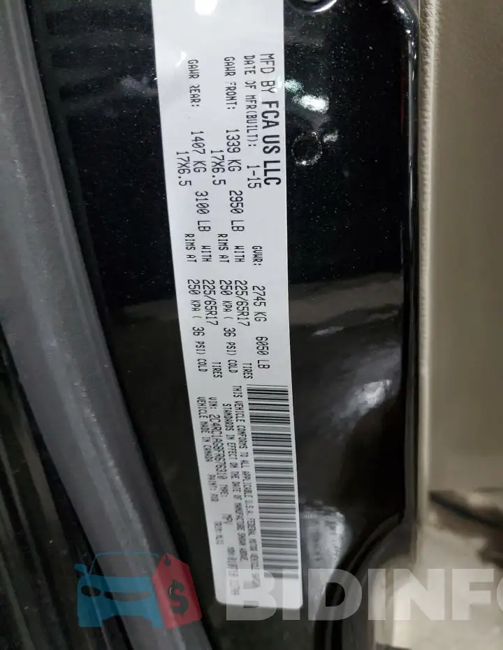 2C4RC1AG8FR676310 Photo# 13