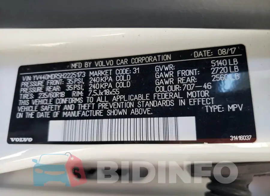 YV440MDR5H2225173 Photo# 14