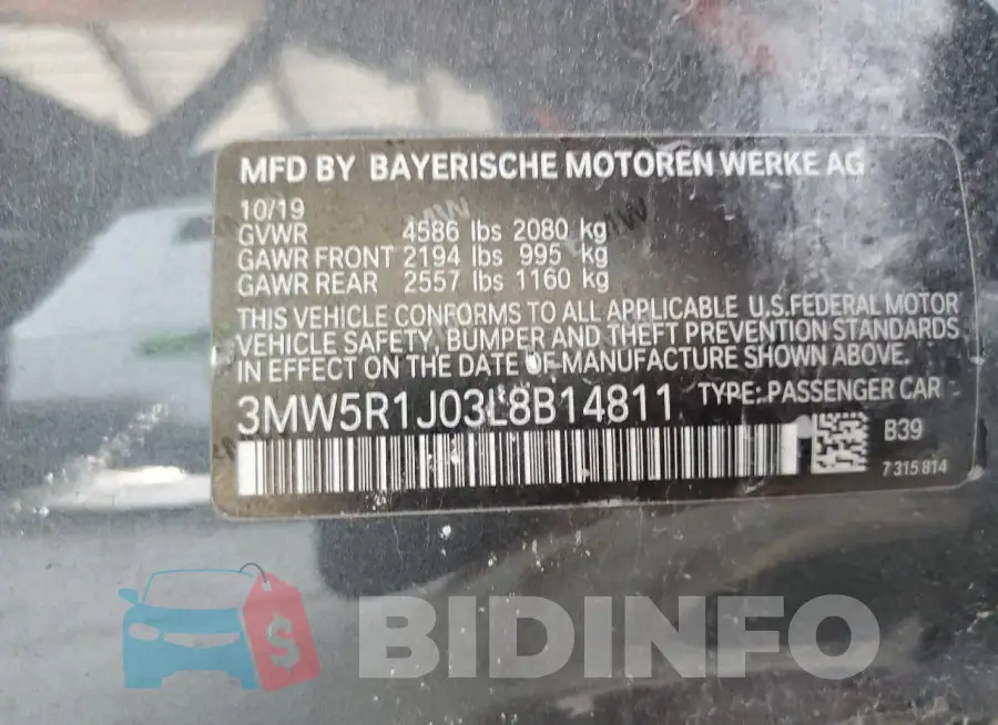 3MW5R1J03L8B14811 Photo# 12