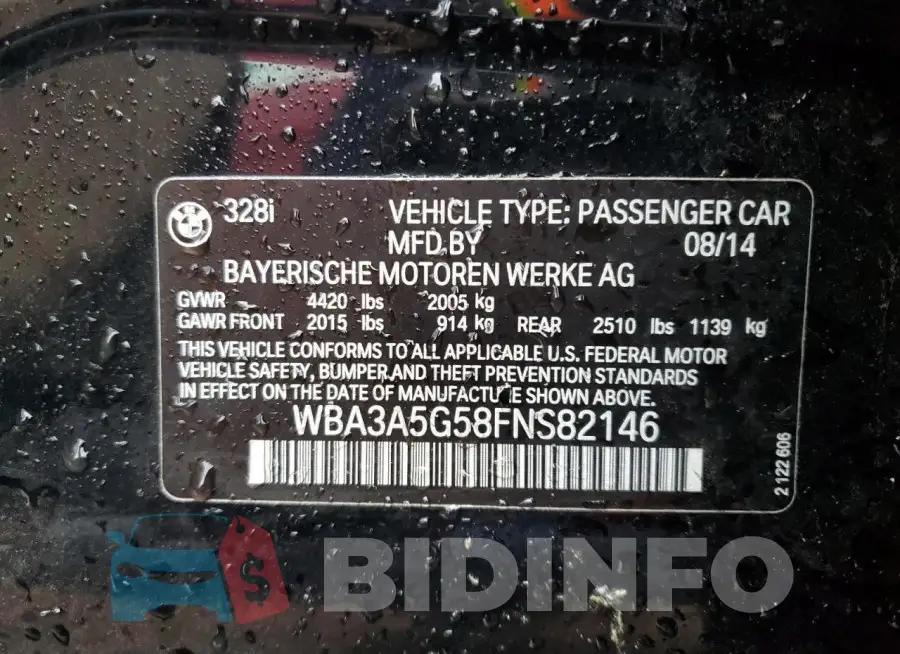 WBA3A5G58FNS82146 Photo# 12