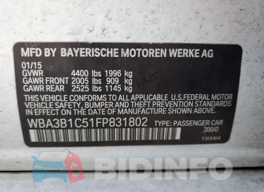 WBA3B1C51FP831802 Photo# 12
