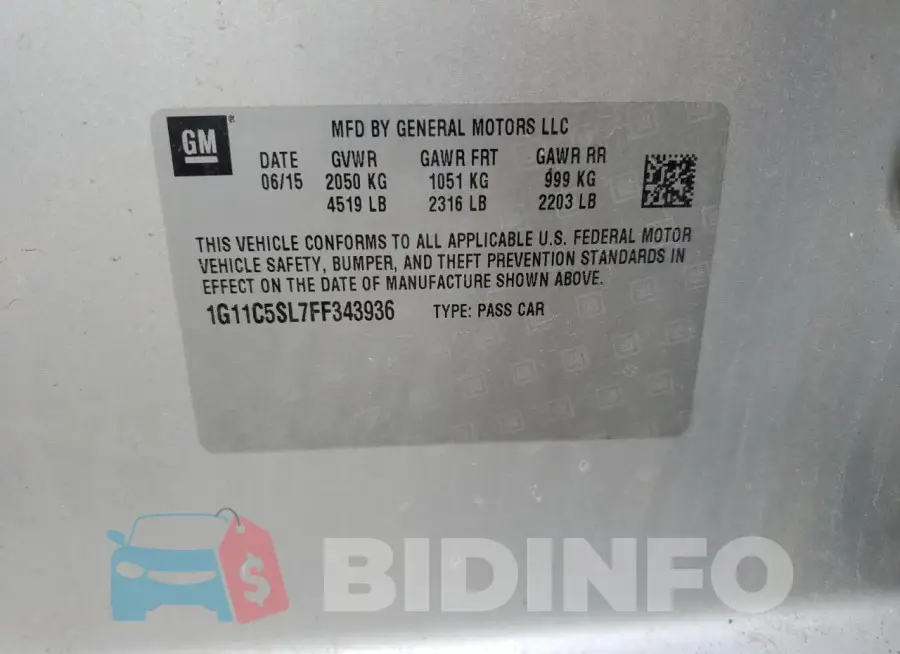 1G11C5SL7FF343936 Photo# 12