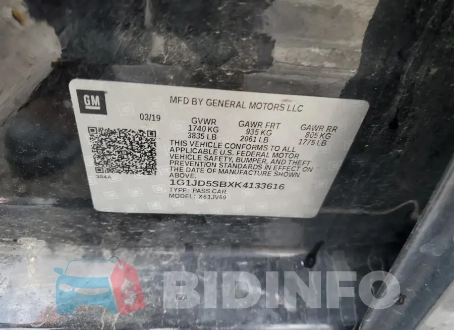 1G1JD5SBXK4133616 Photo# 12