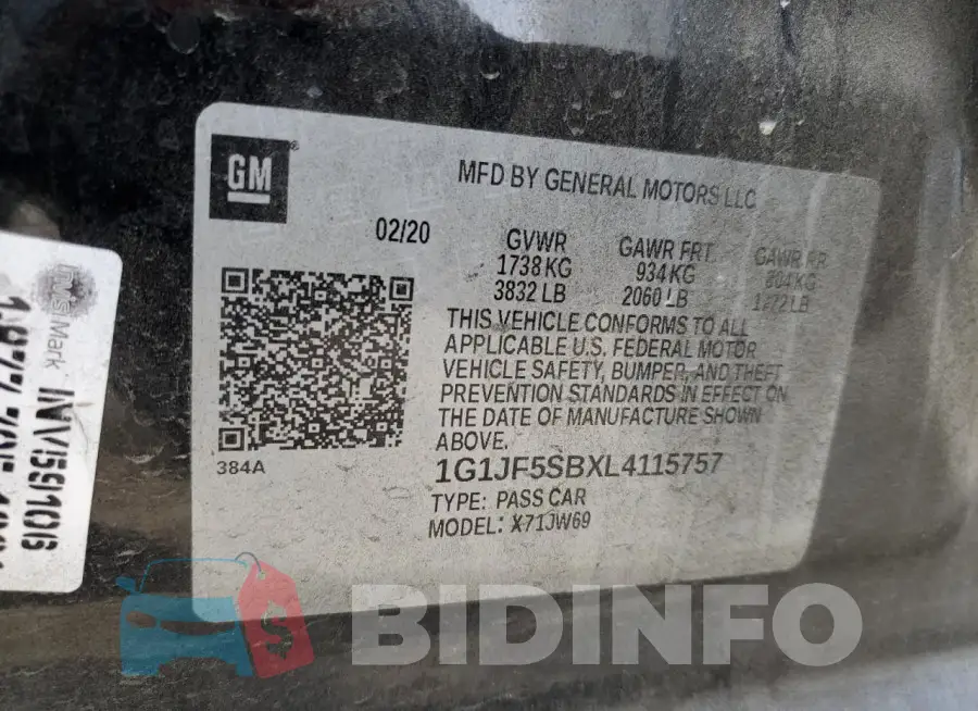 1G1JF5SBXL4115757 Photo# 12