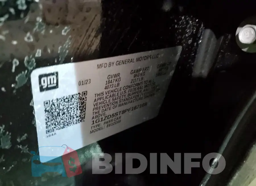 1G1ZD5ST8PF167108 Photo# 12