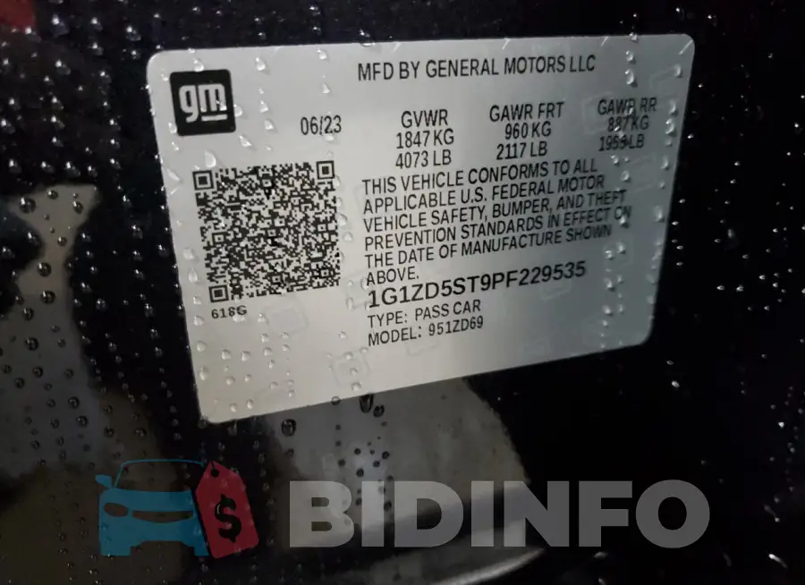1G1ZD5ST9PF229535 Photo# 13