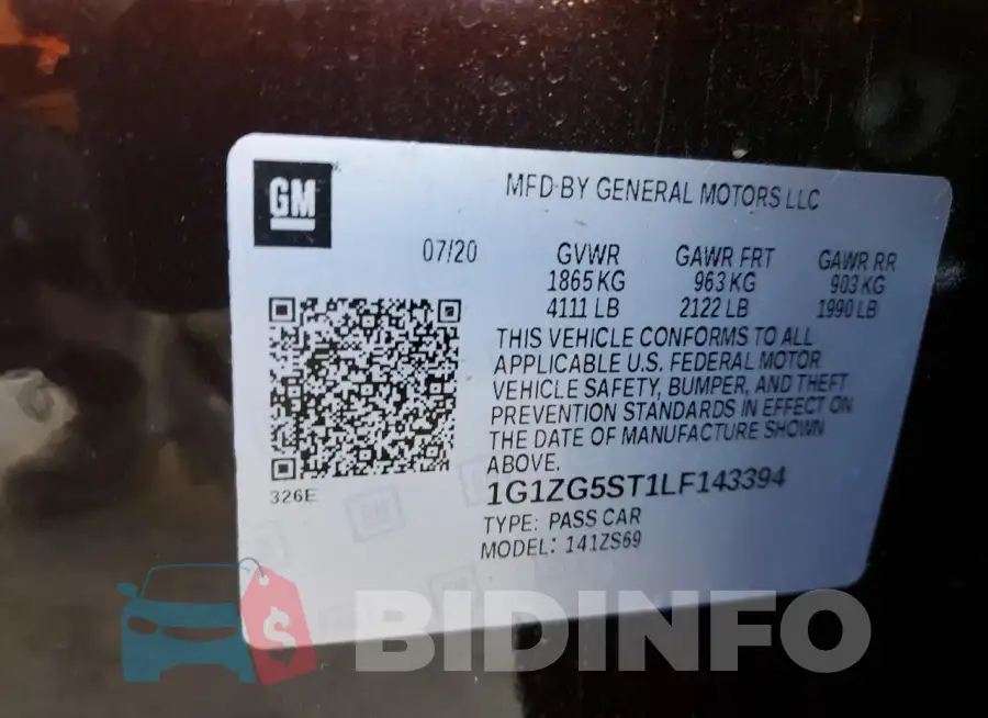 1G1ZG5ST1LF143394 Photo# 12