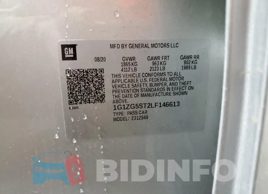 1G1ZG5ST2LF146613 Photo# 12