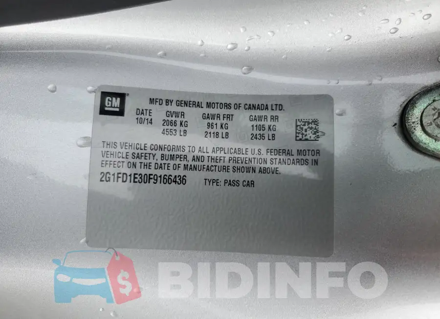 2G1FD1E30F9166436 Photo# 12