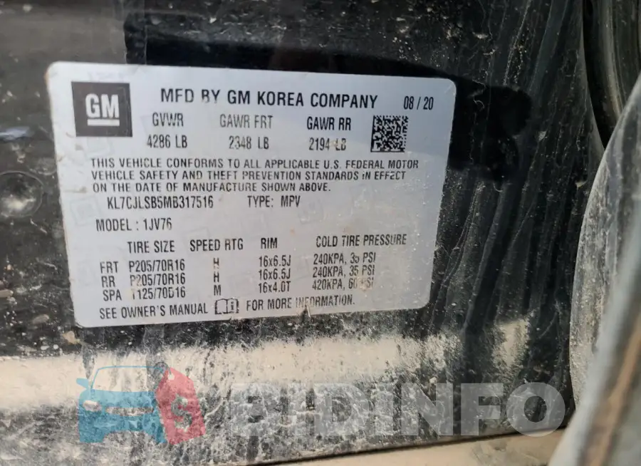 KL7CJLSB5MB317516 Photo# 12