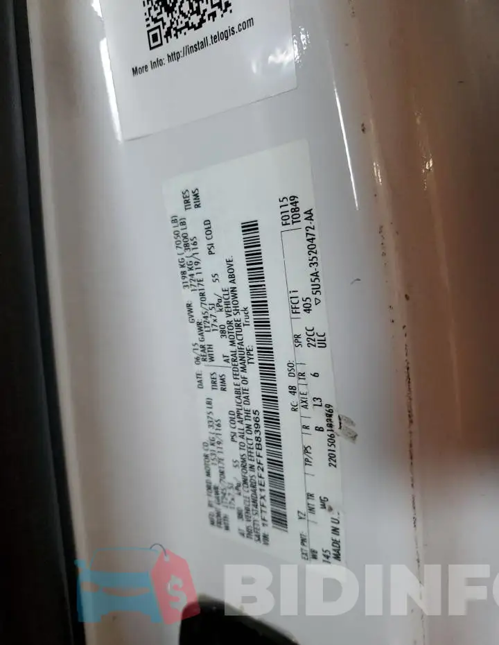 1FTFX1EF2FFB83965 Photo# 12