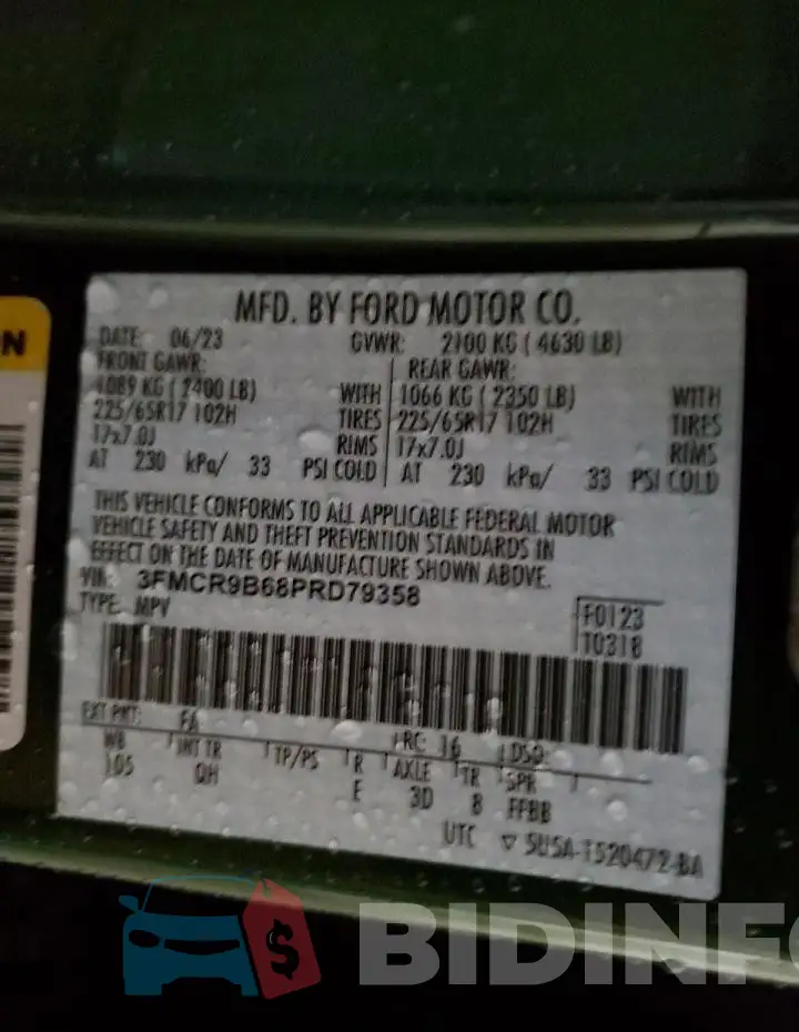 3FMCR9B68PRD79358 Photo# 12