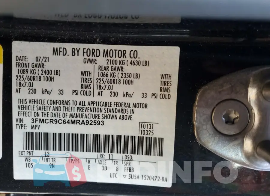 3FMCR9C64MRA92593 Photo# 12