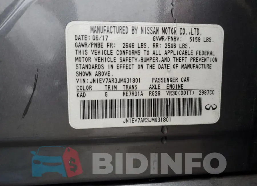 JN1EV7AR3JM431801 Photo# 12